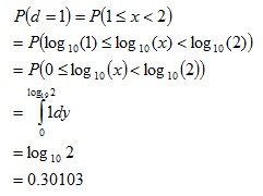 probability of d=11