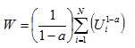 Iso-elastic welfare formula