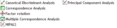 TANAGRA factorial analysis components