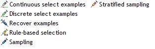 TANAGRA instance selection components